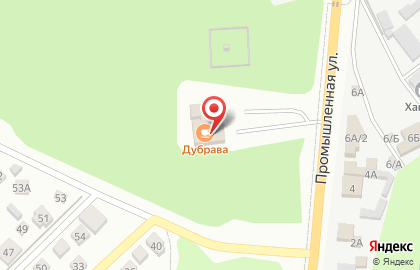 Ресторан Дубрава на Промышленной улице на карте