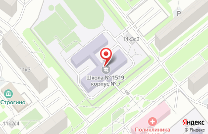 Кадетская школа №1721 на карте