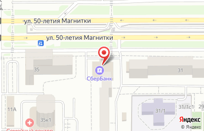 СберБанк в Орджоникидзевском районе на карте