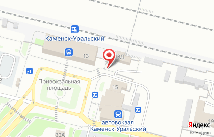 Продуктовый магазин Мартин на Привокзальной улице на карте