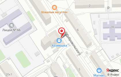 Магазин кондитерских изделий Сладонеж на улице Добровольского на карте