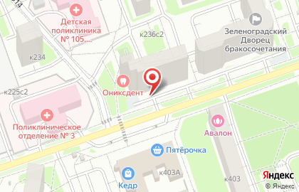 Салон красоты Красотка в Зеленограде на карте