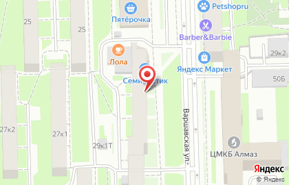 Автошкола Светофор на Варшавской улице на карте