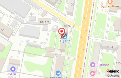102 на проспекте Ленина на карте