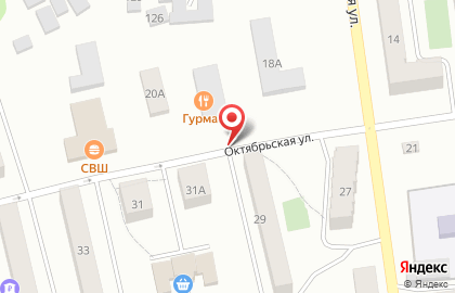 Автомат по продаже питьевой воды Пятый Элемент на Октябрьской улице на карте