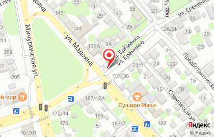 Шиномонтажная мастерская в Ростове-на-Дону на карте