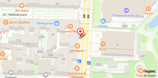 Салон эротического массажа MOJO на Потёмкинской улице на карте