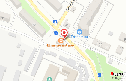 Киоск по продаже фастфудной продукции Шашлычный дом на Красноармейской улице на карте