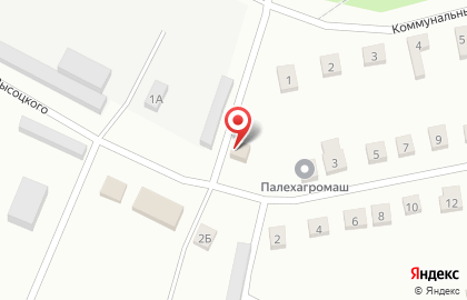 Продуктовый магазин на улице Высоцкого на карте