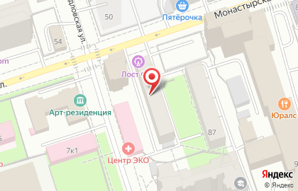 Бюро Добрых Услуг компания по оказанию бытовых услуг населению на Монастырской улице на карте