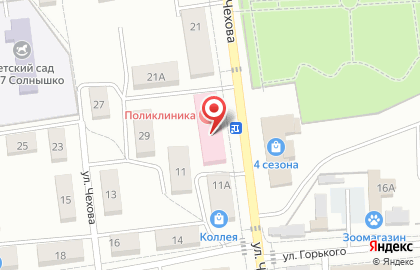 Смирныховская центральная районная больница на карте