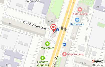 Киоск по продаже фруктов и овощей в Воронеже на карте