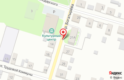 1C на улице Богатырева на карте