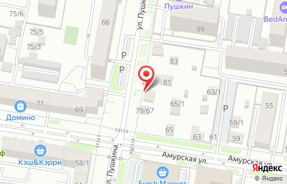 Автостоянка Малёк на карте
