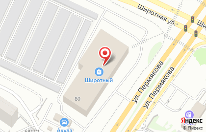 Сервисный центр Ок-center на Широтной улице на карте