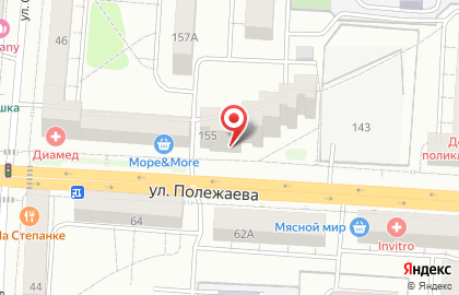 Производственная компания Эталон на улице Полежаева на карте