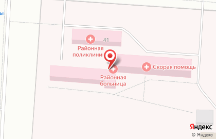 Дедовичская районная больница на Октябрьской улице на карте
