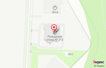 Пожарно-спасательный отряд №212 на карте
