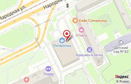 Салон красоты Штрих Код на карте