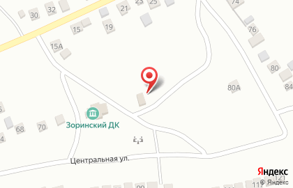Коопзаготпромторг на Центральной улице на карте