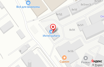 Оптовая компания ЗАВХОЗъ в Фрунзенском районе на карте