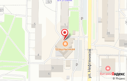 Шашлычная №1 в Ханты-Мансийске на карте