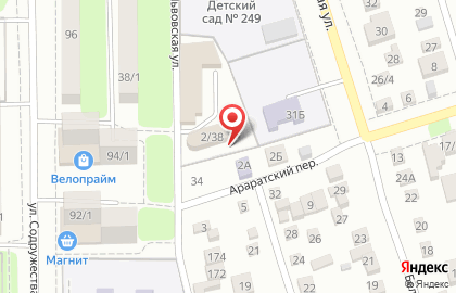 Ростовский филиал Банкомат, АКБ Банк Москвы в Советском районе на карте