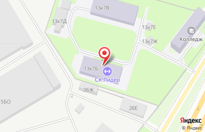 Лидер на проспекте Непокорённых на карте