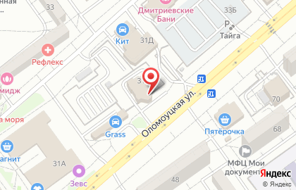 Туристическое агентство Ассорти тур на Оломоуцкой улице на карте