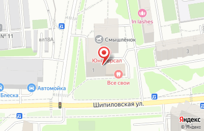 Студия красоты Lui в Северном Орехово-Борисово на карте