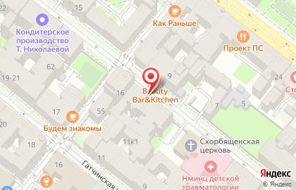 Астра на Лахтинской улице на карте