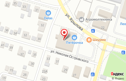 Магазин Хозяйка в Ленинском районе на карте
