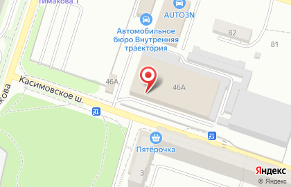 Автотехцентр на Касимовском шоссе на карте