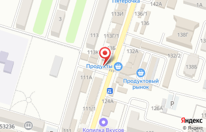 Гастроном в Краснодаре на карте