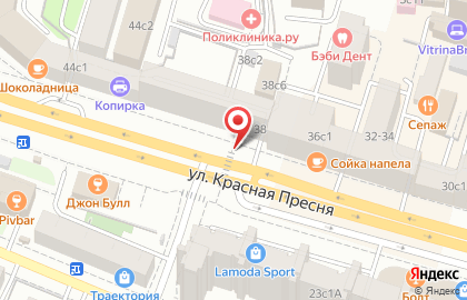 Петрокоммерц Банк ОАО Отделение Краснопресненское на карте