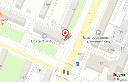 Всероссийское общество инвалидов в Тракторозаводском районе на карте