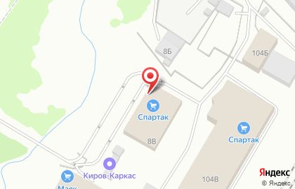 Торгово-монтажная компания Полинор-Киров на карте