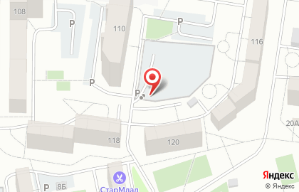Автостоянка в Тольятти на карте