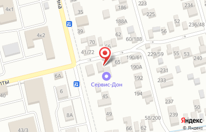 Сервисная компания Дон-Сервис в Ростове-на-Дону на карте