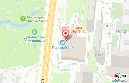 Перекресток на Кантемировской на карте