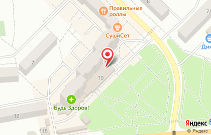 Аптека Будь здоров! в ​микрорайоне Маршала Катукова на карте
