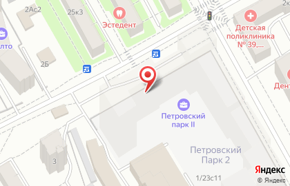 Магазин профессиональной косметики Дивуа на Петровском парке (СЛ) на карте