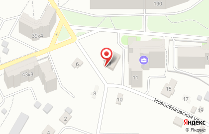 Продуктовый магазин Наш Квартал на Новоселковской улице на карте