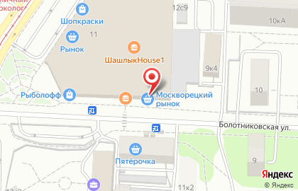 Магазин колбасных изделий Рублёвский на Нахимовском проспекте на карте