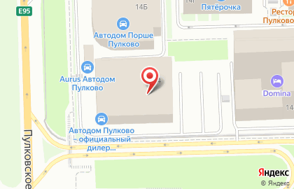 Олимп на Пулковском шоссе на карте