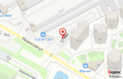 Автостоянка в Перми на карте