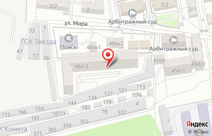Туристическое агентство Ровер на улице Мира на карте