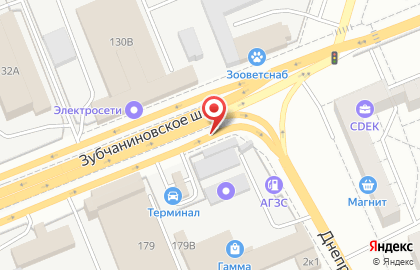 Автомагазин на Зубчаниновском шоссе, 179в на карте