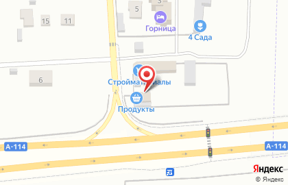 Магазин Продукты на улице Ленинградской на карте
