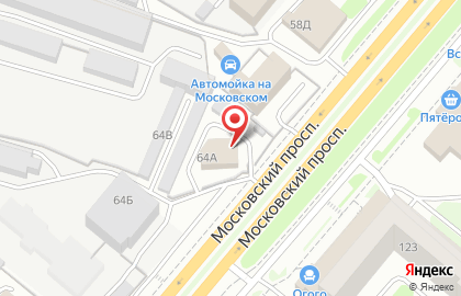 Магазин автозапчастей Кореана на Московском проспекте на карте